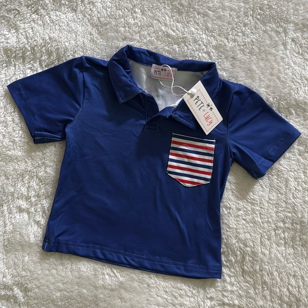 Boys Blue Polo Shirt